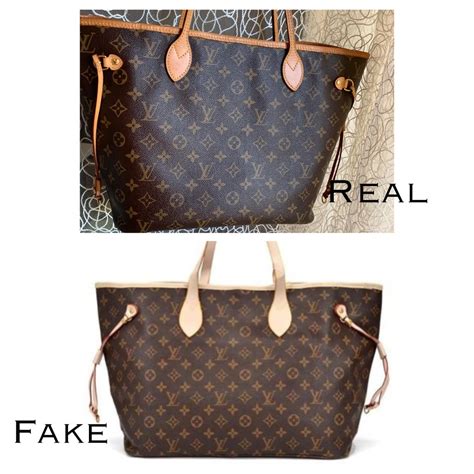 louis vuitton tote bag real vs fake|faux louis vuitton neverfull bag.